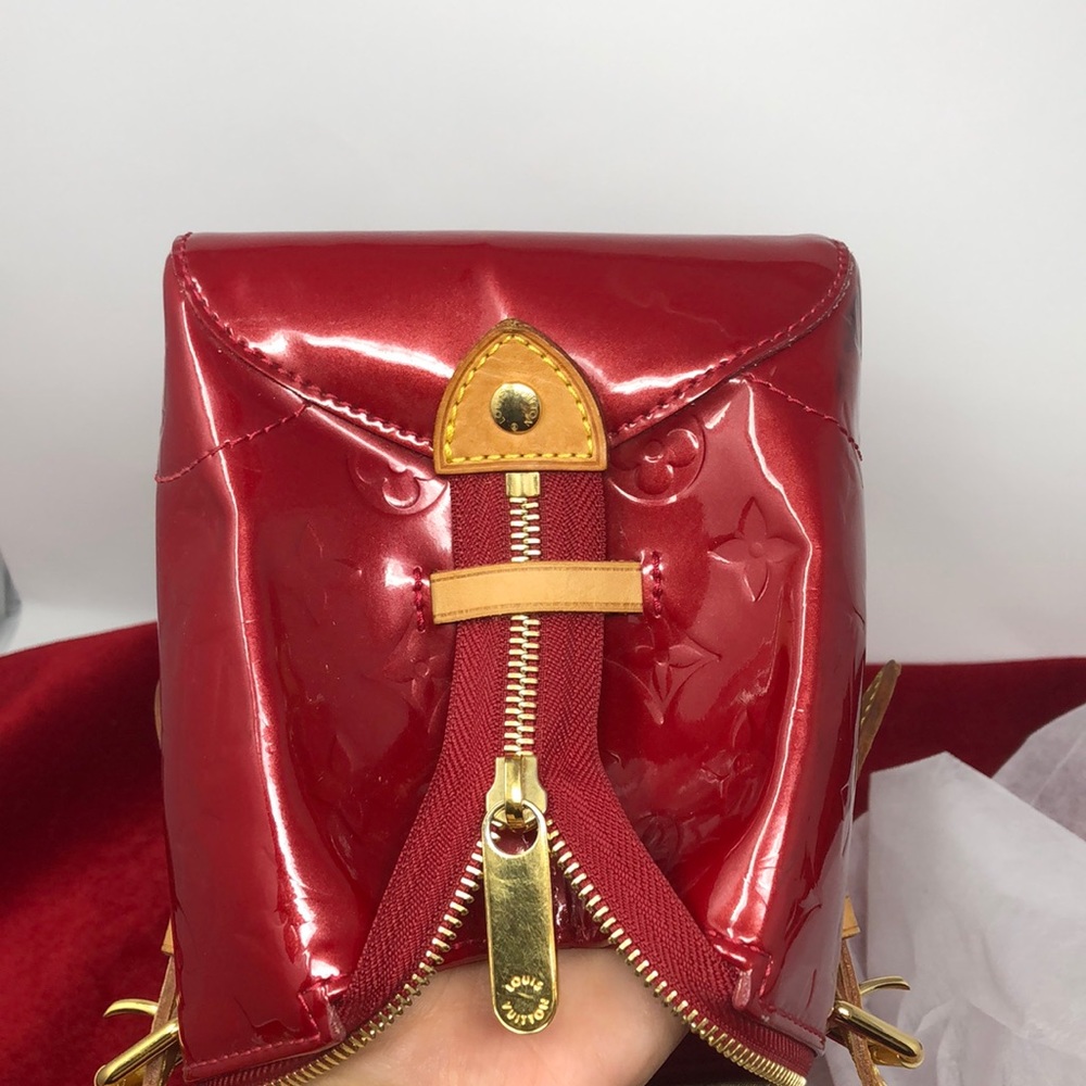 authentic Louis Vuitton Tote Bag Rosewood  REDS - Picture 11 of 16